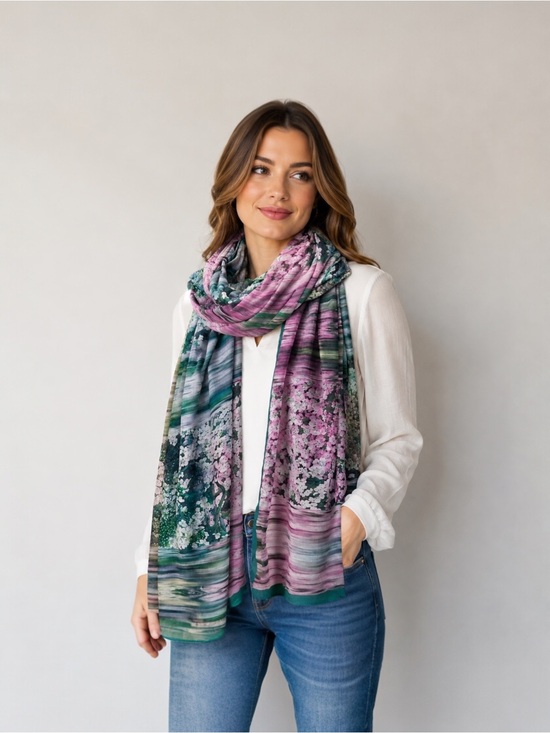 Ted Baker Accessories - Ted Baker London Floral Watercolor Oversized Scarf Shawl Wrap